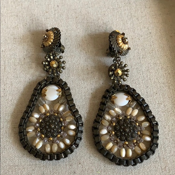 Miriam Haskell Jewelry - Vintage Miriam Haskell statement earrings